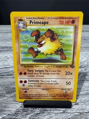 Pokémon | Jungle #43/64: Primeape (1999) - Vintage Collectible Trading Card
